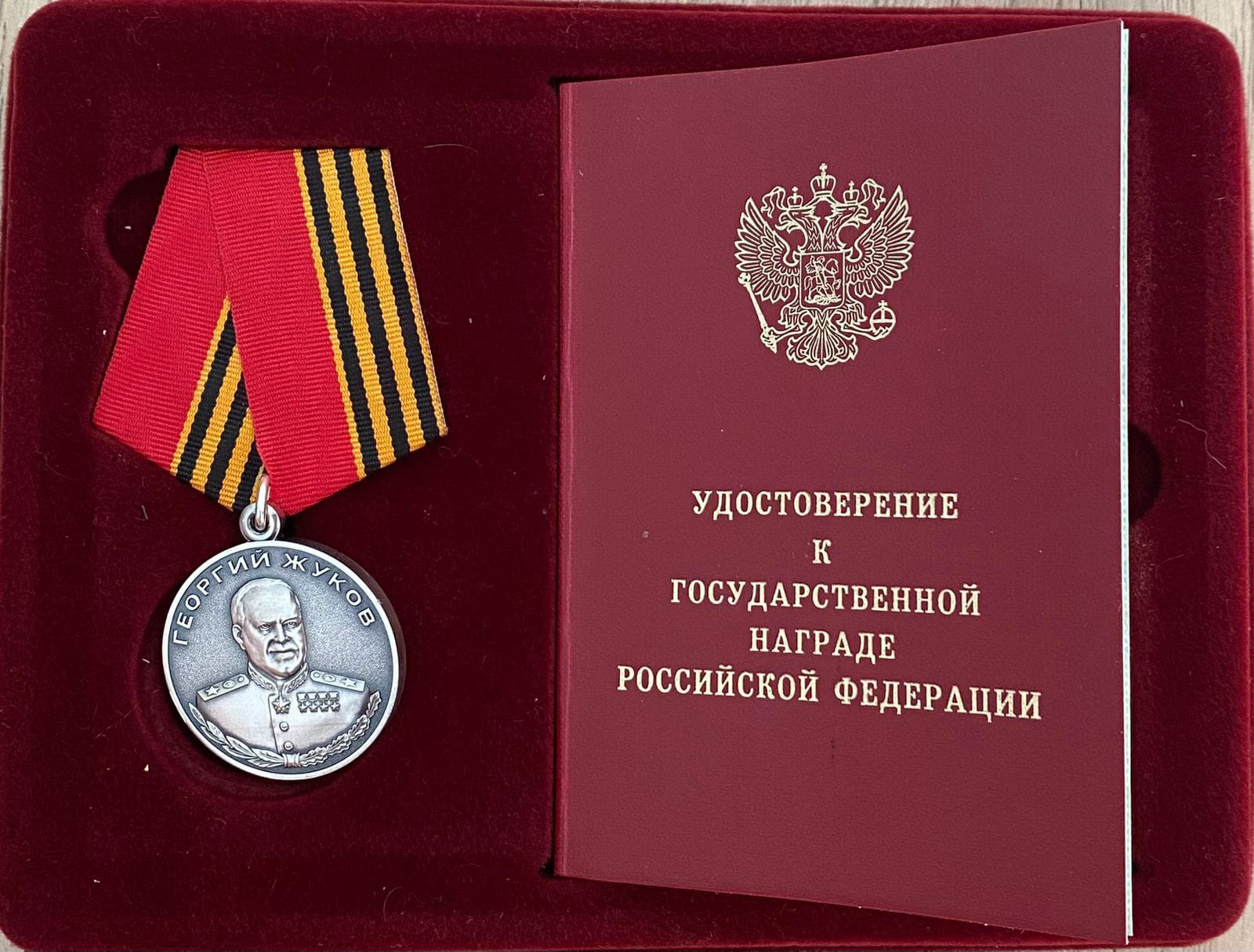 Сержант Руслан Османов награжден медалью «Жукова»